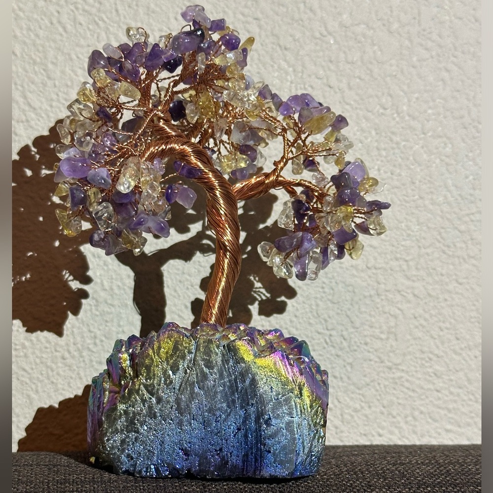 Aura Heat Treated Crystal Tree
